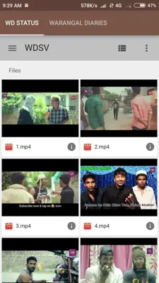 Wd Status android App screenshot 2